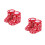 2Paires Bottines Rouge Chaudes 4