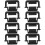 4Paires Pieds Clavier Levage Noir Support Réduction Fatigue 9