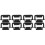 4Paires Pieds Clavier Levage Noir Support Réduction Fatigue 8