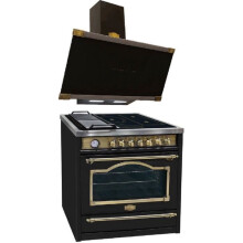 Cuisinière électrique - Kaiser - HC 93655 - Induction - 90 cm - Design Art Déco Retro