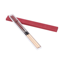 Japanese Sushi Chopsticks 180MM Stainless Steel & Wood Utensils