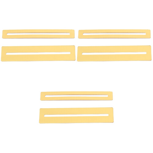 6Pièces Garde-Fingerboard Dorés Durs Pour Guitare Et Basse 2