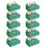 10pcs Christmas Cookie Boxes 3D Animal Design Foldable-Green 1