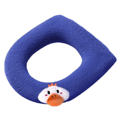 Toilettendeckelbezug, elastische Faser, schnelle-Blau 1