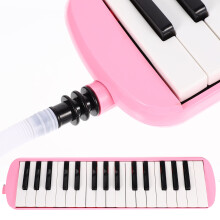 Mélodica Rose Portable 32 Touches Instrument Enfants Débutants