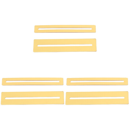 6Pièces Garde-Fingerboard Dorés Durs Pour Guitare Et Basse 1
