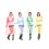 15Pièces Ponchos Imperméables Jetables Colorés Pour Randonnée 7