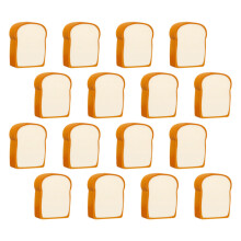 80Pcs Decorative Toast Erasers Tpr Material Cute Mini Pencil Erasers