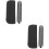 2Pcs Light Grey Protective Case Side Shell Easy Storage Carry Cover 5