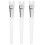 12Pièces Brosse Nez Compacte Blanche Aluminium Nylon 1