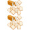 32Pcs Mini Toast Erasers Tpr Material Portable Pack 8