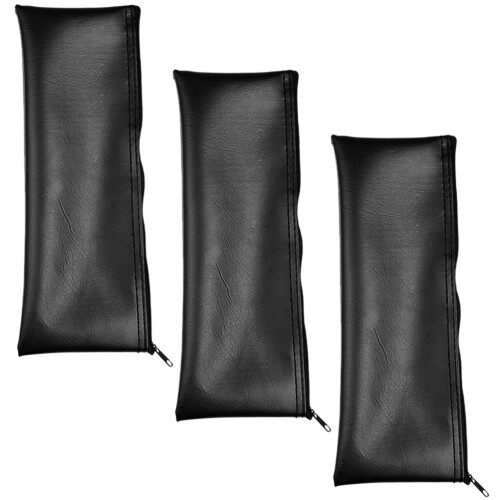 9Pièces Sacs De Transport Micro En PU Noir Pour Accessoires