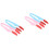 4Pièces Yeux Compacte Multi Pour Toilettage, Abs+silicone 6