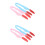 4Pièces Yeux Compacte Multi Pour Toilettage, Abs+silicone 7