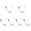 6Pcs Universal Chin Strap White Wear-Resistant Plastic Strap 7