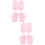 4Paires Ensemble Et Gel Rose Hydratation & Spa 7