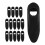 32Pcs Black Plastic Cycling Cable Clamps for Internal Frame Routing 3