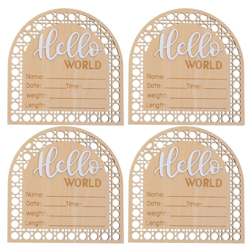 12Pièces Décor Bois Beige Original Bébé Pour Nursery
