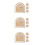 12Pièces Décor Bois Beige Original Bébé Pour Nursery 8