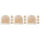 12Pièces Décor Bois Beige Original Bébé Pour Nursery 5