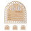 12Pièces Décor Bois Beige Original Bébé Pour Nursery 2