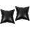 2Pièces Oreiller Gonflable PVC Noir Confortable Pour Camping 6