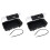 2Pièces Rangement Argent De Voyage ABS Eva Noir Robuste 4