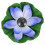 2Pièces Lotus Violet Portable En Pièce 1