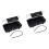 2Pièces Rangement Argent De Voyage ABS Eva Noir Robuste 6