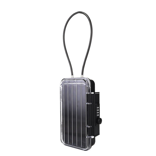 2Pièces Rangement Argent De Voyage ABS Eva Noir Robuste 2