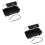2Pièces Rangement Argent De Voyage ABS Eva Noir Robuste 8