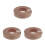 3Pièces Tranches Bordure Bois Café Pour Protection 7