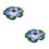 2Pièces Lotus Violet Portable En Pièce 4