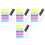 28Pièces Anneaux Grip Racket Silicone Antidérapants Multicolores 9