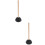 2Pièces Ventouses Bois Anti-Bouchon Salle De Bain Usage 9