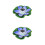 2Pièces Lotus Violet Portable En Pièce 7