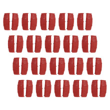 100St Mini Piratenvaten in PVC Donkerrood Voor Zandtafel En Modelbouw