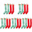10Paires Polyester Couleur Assortie 4