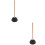 2Pièces Ventouses Bois Anti-Bouchon Salle De Bain Usage 8