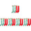 10Paires Polyester Couleur Assortie 7