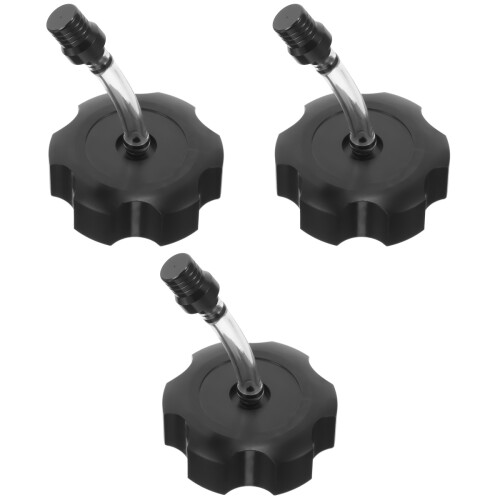 3Pièces Bouchon Réservoir Fer Noir Performance Et Ventilation 2