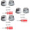 3Ensembles Freins PU Roller Accessoires Légers Couleurs Variées 7