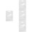 4Ensembles Cartes Blanches Mdf Domes Porte-Argent Cadeau DIY 5