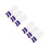 6Pièces Doigt Nylon Nettoyage Dents Violet 4