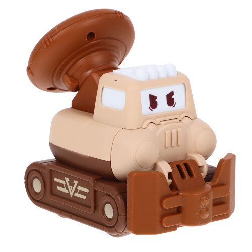 3Pièces Modèles Jouets Voitures Vintage Plastique Durable Marron