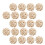 50Pièces Boules Décoratives En Rotin Beige Pour Artisanat Diffuseur 2