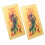 4Pièces Cartes Amulette Métal Maison 3