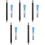 5Sets Compact Black Metal Mechanical Drawing Pencils with Refills 4