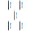 5Sets Compact Black Metal Mechanical Drawing Pencils with Refills 8