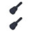 2Pcs Black Guitar Storage Bag Thick Padding Full Coverage 5